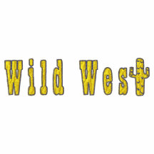 Wilder Westen gesticktes Hemd Besticktes Polo Hemd