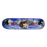 WILDER WOLF u. EAGLE Tier-Liebhaber Skateboard Individuelle Decks