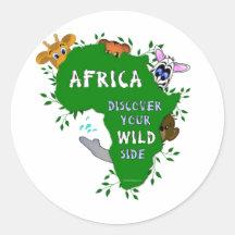 Wildes Afrika Sticker