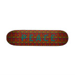 Wildes Friedenszeichen ~ Skateboard Retro Skateboarddeck