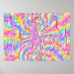 Wildes psychedelisches posterdrucke