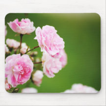 Wildes Rosa-Rosen-Mausunterlage Mauspads