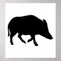 Wildes Schwein - Eber Plakate