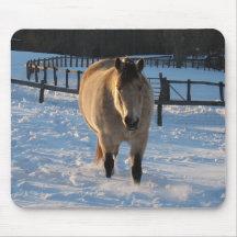 Wildleder im Schnee Mauspads