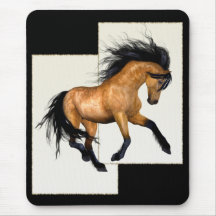Wildleder-Pferd Mousepads