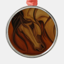 Wildleder-Pferdeverzierung Weihnachtsbaum Ornament