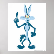 Wile E. Coyote Blue Aha! Plakatdrucke
