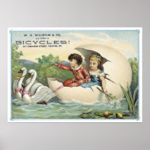 Wilhelm-Fahrräder Plakatdruck