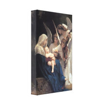 William-Adolphe Bouguereau - Lied der Engel Galerie Faltleinwand