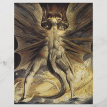 William Blake - The Great Red Dragon and the Woman Flyer Design