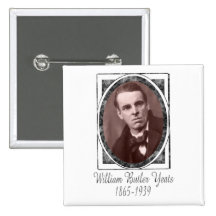 William Butler Yeats Anstecknadel