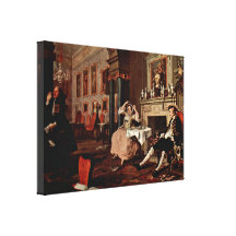 William Hogarth - kurz nach der Hochzeit Galerie Gefaltete Leinwand
