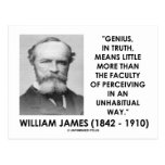 William James-Genie, das eine Unhabitual Weise emp Postkarten