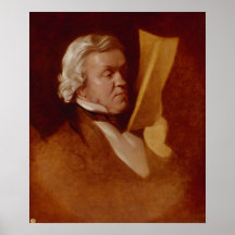 William Makepeace Thackeray, c.1864 Plakat