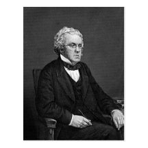 William Makepeace Thackeray Postkarte