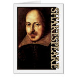 William Shakespeare-Porträt Karte