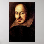 William Shakespeare-Porträt Posterdruck