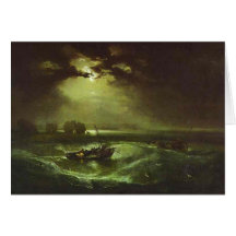 William Turner - Fischer in Meer Karte
