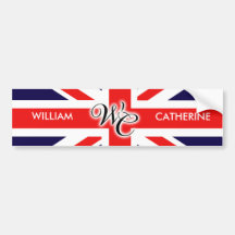 William u. Catherine Auto Aufkleber