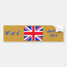 William u. Kate Autosticker