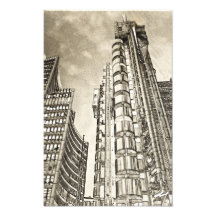 Willis Gruppe und Lloyd von London Fotodrucke