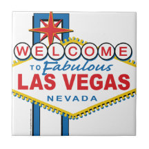 Willkommen nach fabelhaftes Las Vegas Keramikfliese