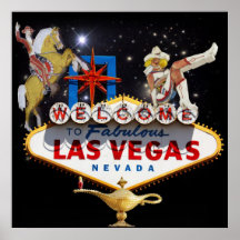 Willkommen nach Las Vegas Plakat