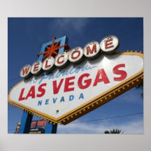 Willkommen nach Las Vegas Plakate