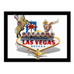 Willkommen nach Las Vegas Postkarte