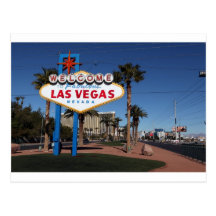 Willkommen nach Las Vegas Postkarten
