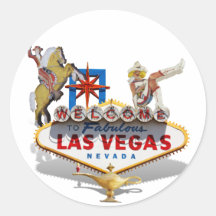 Willkommen nach Las Vegas Sticker