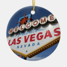 Willkommen nach Las Vegas Weinachtsornamente