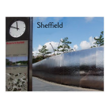 Willkommen nach Sheffield Postkarte