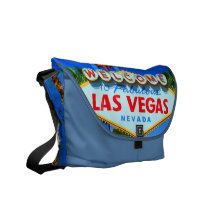 Willkommen zu fabelhaftem Las Vegas-Zeichen Kurier Taschen