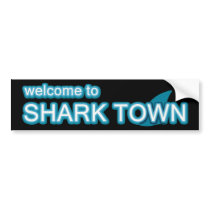 Willkommen zu Sharktown autoaufkleber