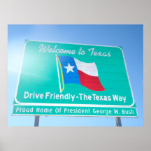 Willkommen zu Texas! Plakat