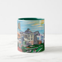 Willkommen zum Dreieck Kaffee Tasse
