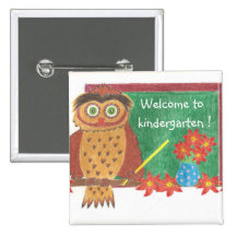 Willkommen zum Kindergarten! Anstecknadel