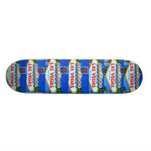 Willkommen zum Las Vegas-Zeichen-Skateboard Skateboardbretter