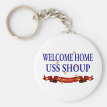 Willkommenes Zuhause USS Shoup Schlüsselbänder