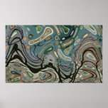 Wind - abstraktes Plakat