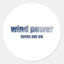 Wind-Power-Drehungen! Aufkleber