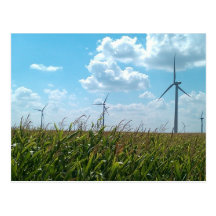 Wind-Power Postkarte