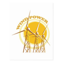 Wind-Power Postkarten