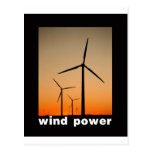 Wind-Powerentwurf! Postkarten