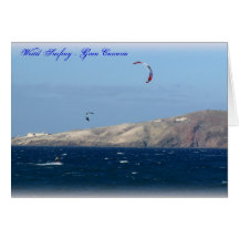 Wind-Surfen - Gran Canaria Grußkarte