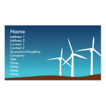 Wind-Türme - Geschäft Visitenkarte