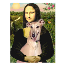 Windhund 2 - Mona Lisa Postkarten