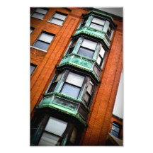Windows alt und grün foto drucke