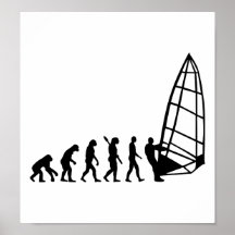 Windsurfing Evolution Plakat
